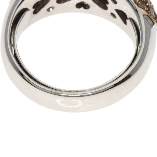 Ponte Vecchio Ring K18WG Silver Heart diamond
