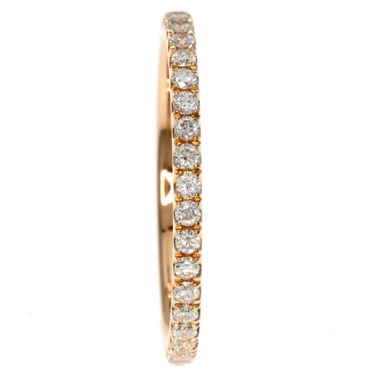 Chaumet Ring 18K Pink Gold gold Eternal de Chaumet Pavé Diamond #48