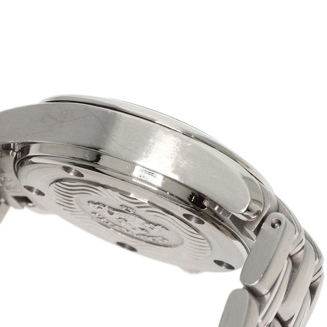 OMEGA Watches Quartz 2581.82 Stainless Steel , Stainless Steel Silver Seamaster blue dial Women Used Authentic