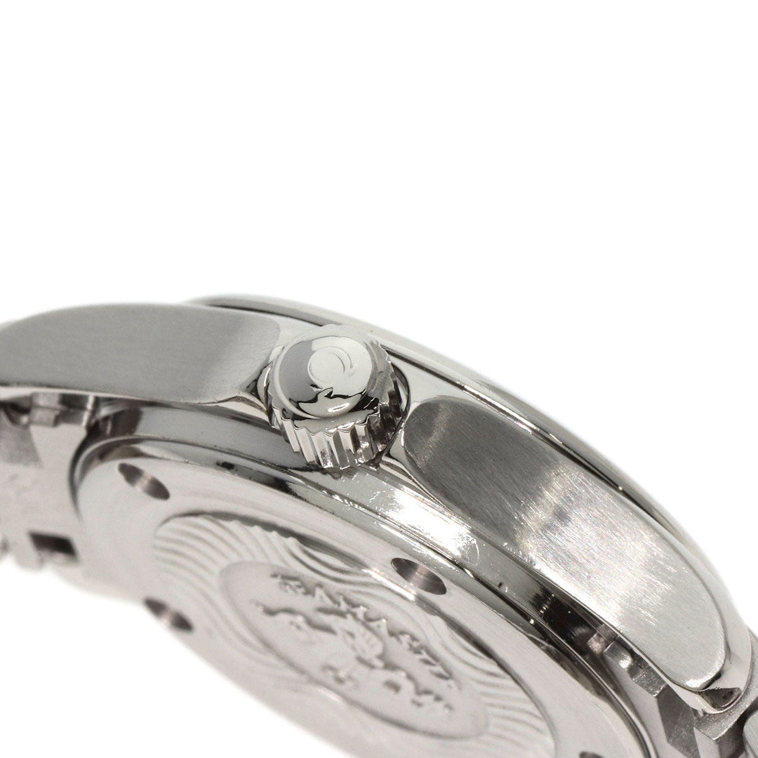 OMEGA Watches Quartz 2581.82 Stainless Steel , Stainless Steel Silver Seamaster blue dial Women Used Authentic