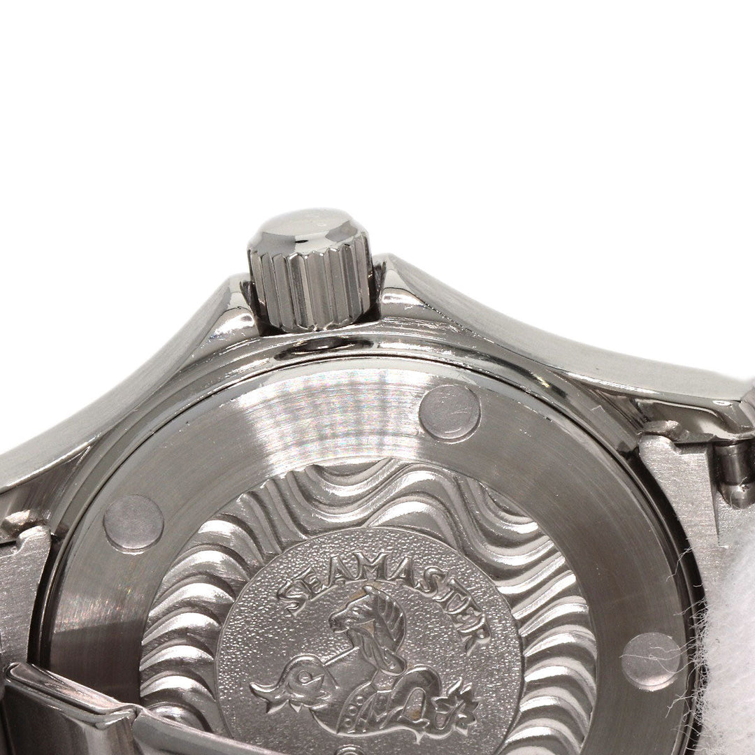 OMEGA Watches Quartz 2581.82 Stainless Steel , Stainless Steel Silver Seamaster blue dial Women Used Authentic
