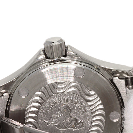 OMEGA Watches Quartz 2581.82 Stainless Steel , Stainless Steel Silver Seamaster blue dial Women Used Authentic