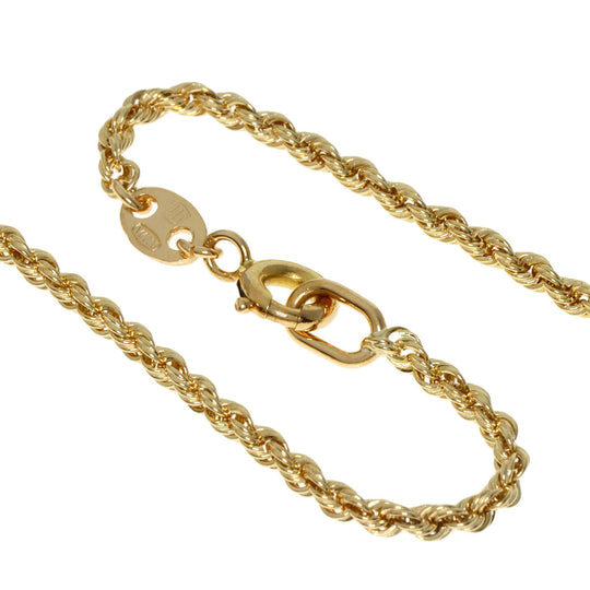 WALTHAM Necklace 18K Yellow Gold gold Swing diamond Women Used Authentic