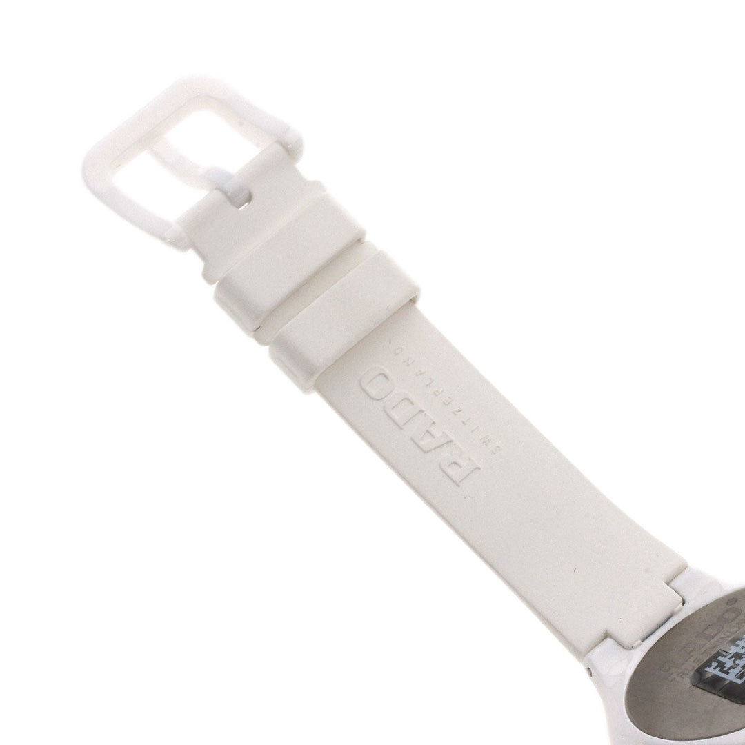 RADO Watches Quartz Ceramic, Rubber white True Thinline Unused white dial Women Used Authentic