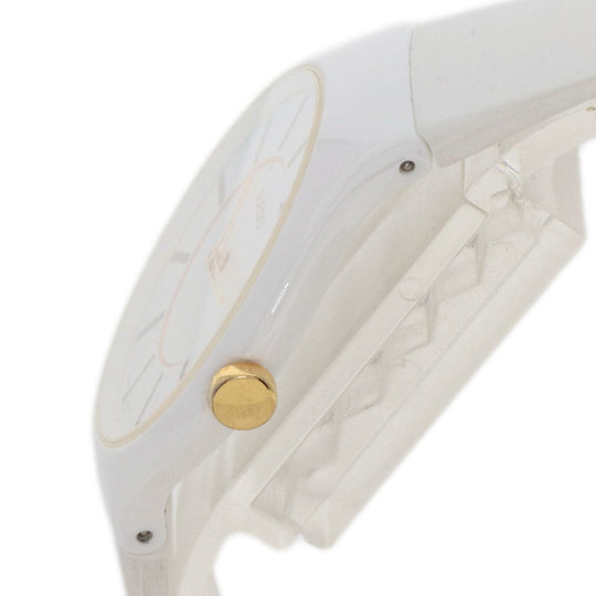RADO Watches Quartz Ceramic, Rubber white True Thinline Unused white dial Women Used Authentic