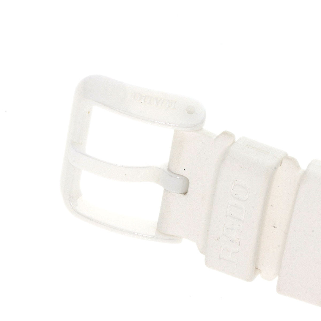 RADO Watches Quartz Ceramic, Rubber white True Thinline Unused white dial Women Used Authentic