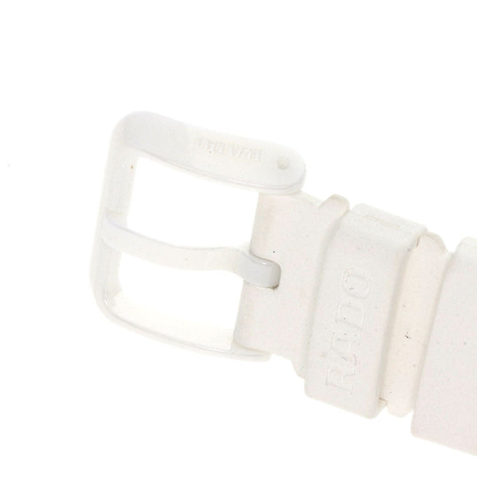 RADO Watches Quartz Ceramic, Rubber white True Thinline Unused white dial Women Used Authentic