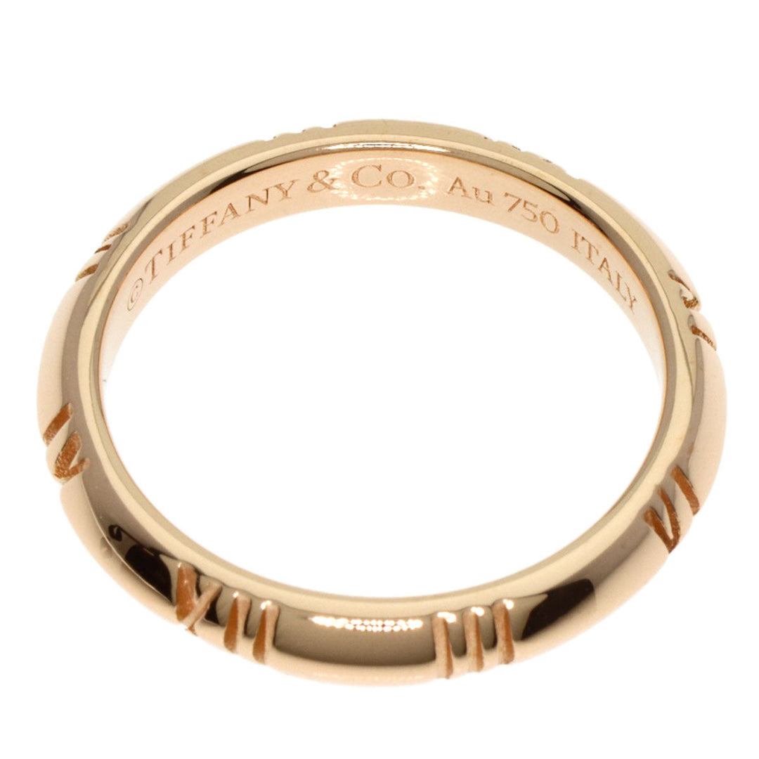TIFFANY&Co. Ring 18K Pink Gold gold atlas x closed narrow Women Used Authentic