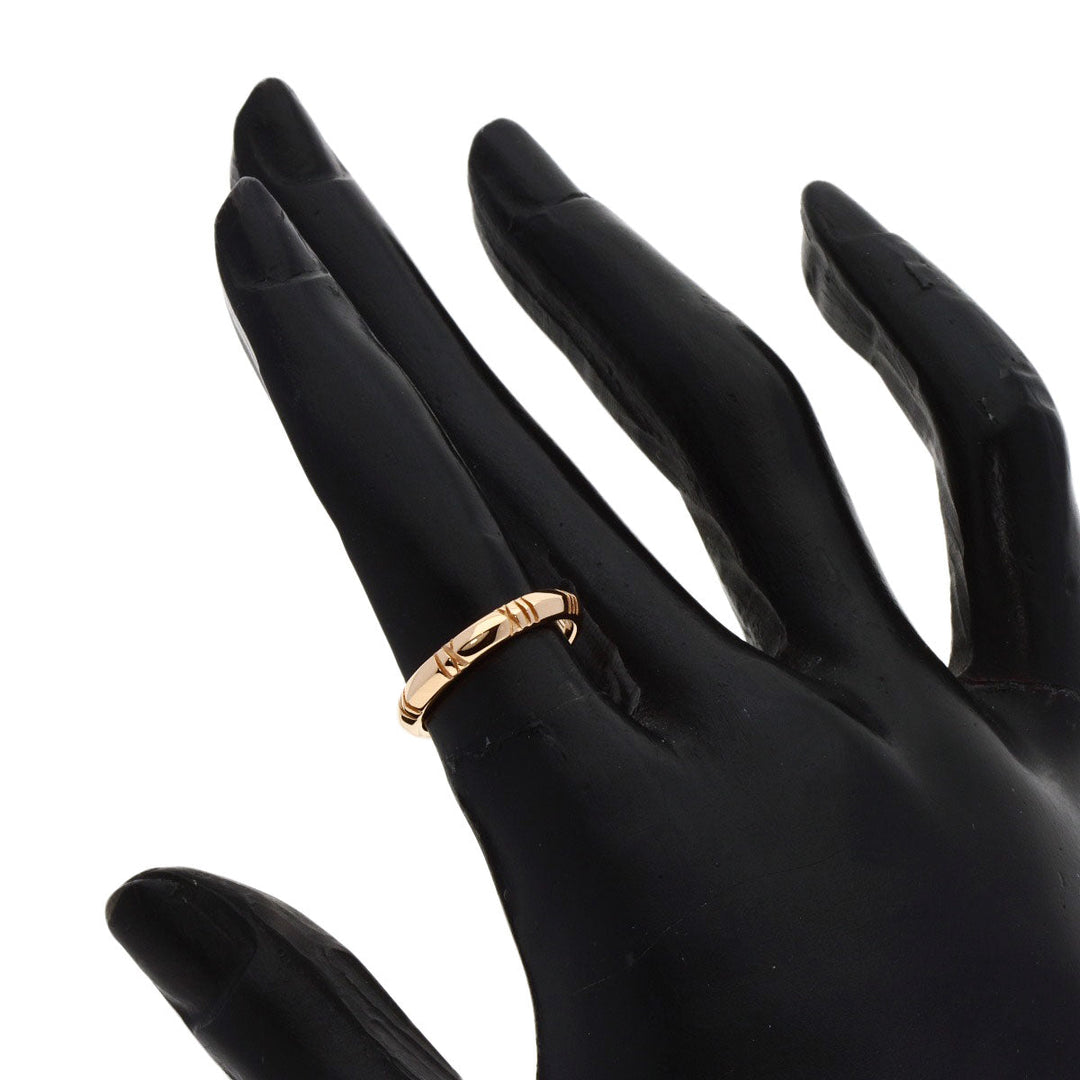 TIFFANY&Co. Ring 18K Pink Gold gold atlas x closed narrow Women Used Authentic