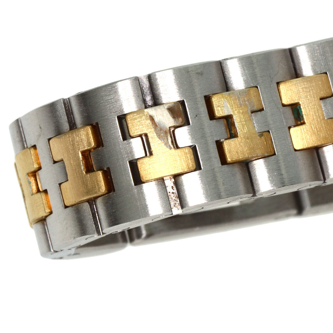 HERMES Watches Quartz Stainless Steel , SSxGP gold Serie Ivory dial Women Used Authentic