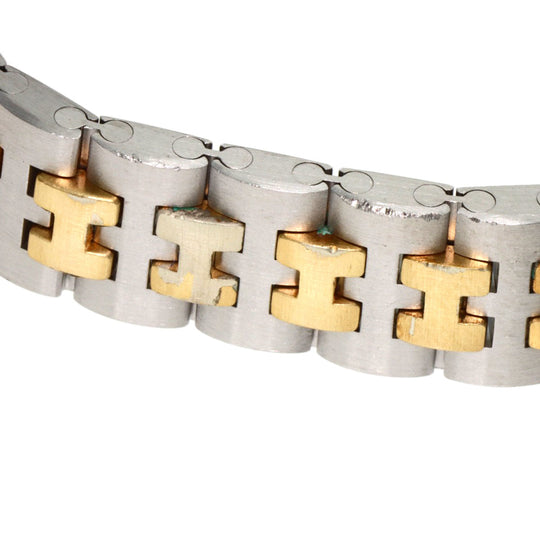 HERMES Watches Quartz Stainless Steel , SSxGP gold Serie Ivory dial Women Used Authentic