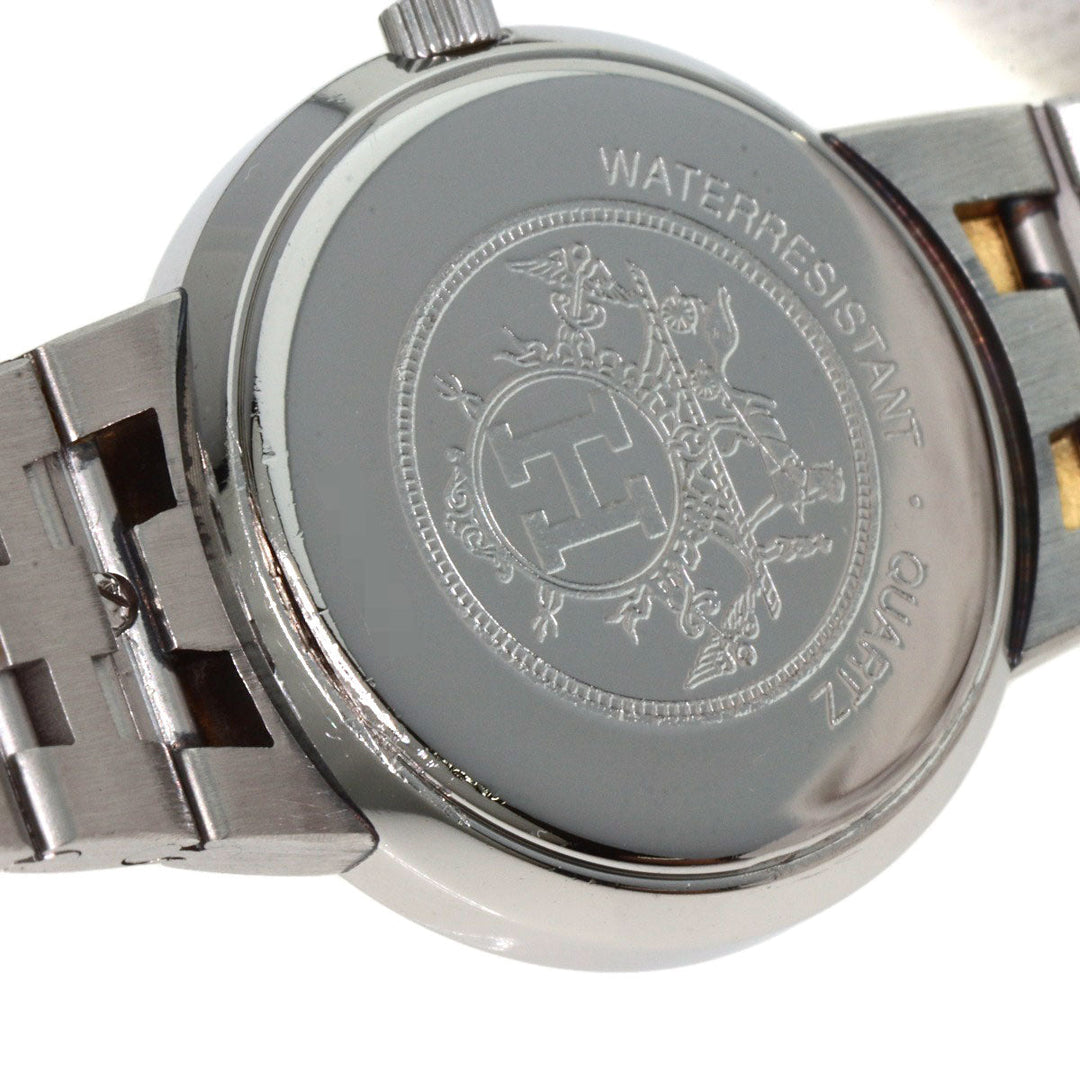 HERMES Watches Quartz Stainless Steel , SSxGP gold Serie Ivory dial Women Used Authentic