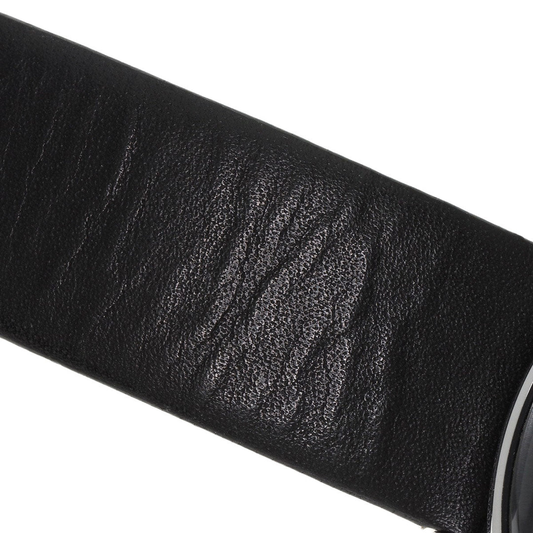 agnes b. Watches Quartz VD57-KR30 Stainless Steel, Leather black Round face black dial mens Used Authentic