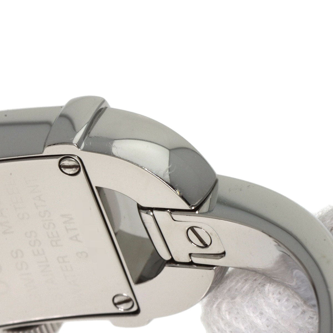 GUCCI Watches Quartz 6800L Stainless Steel , Stainless Steel Silver Square face Orange dial Women Used Authentic