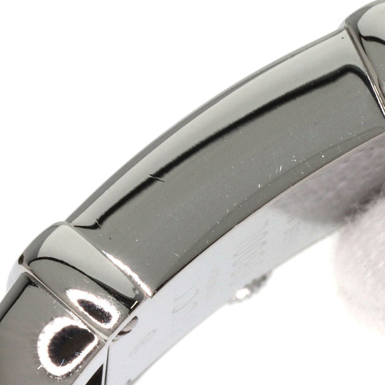 GUCCI Watches Quartz 6800L Stainless Steel , Stainless Steel Silver Square face Orange dial Women Used Authentic