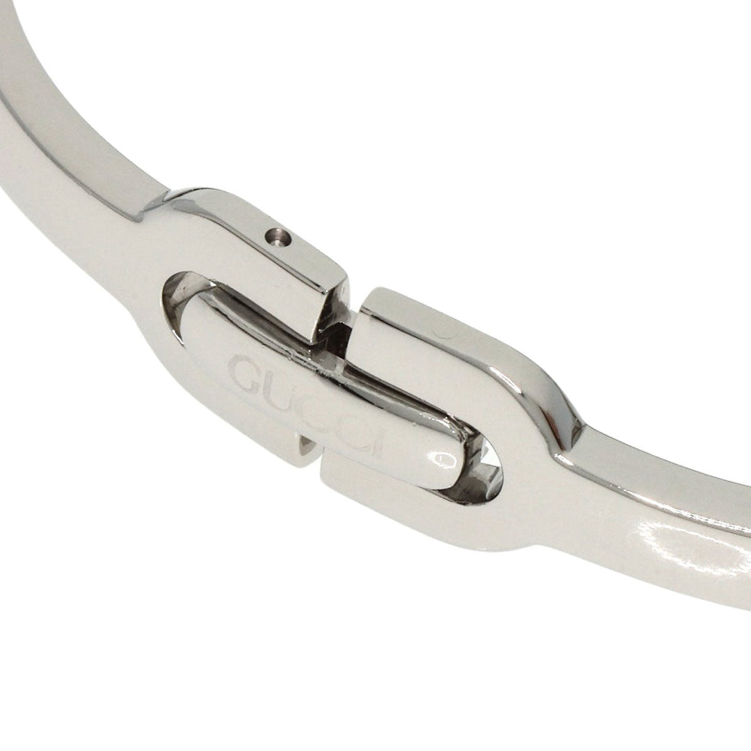 GUCCI Watches Quartz 6800L Stainless Steel , Stainless Steel Silver Square face Orange dial Women Used Authentic