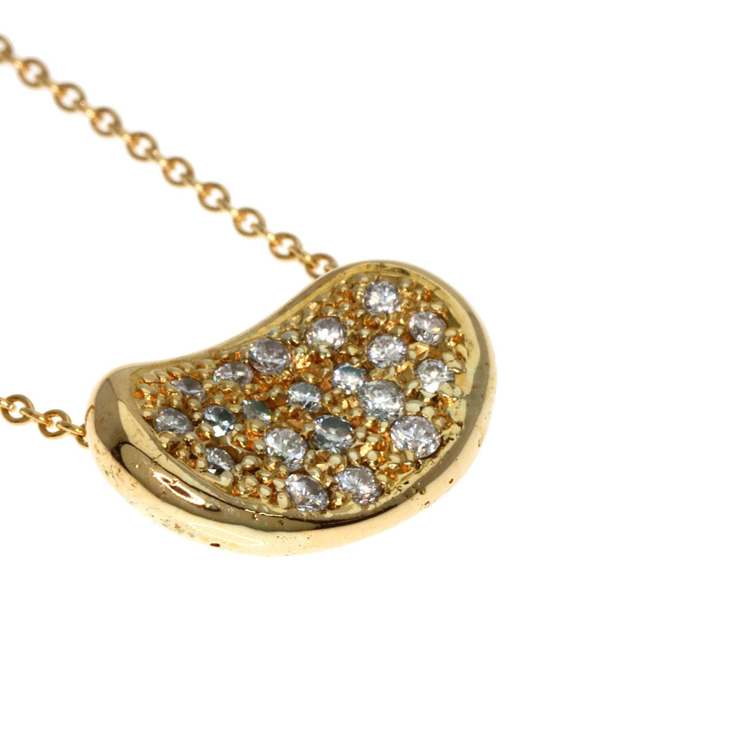 TIFFANY&Co. Necklace 18K Yellow Gold gold Bean Diamond