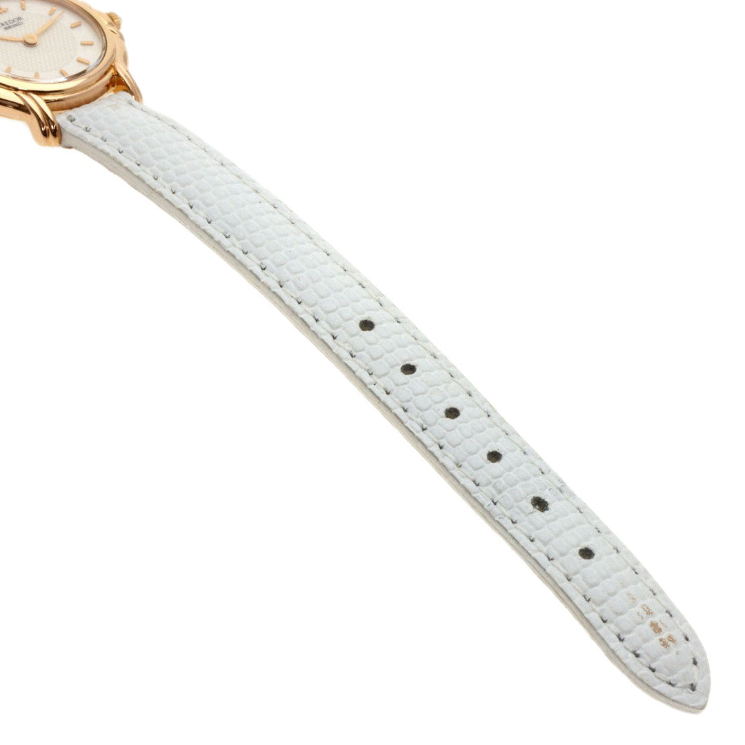 SEIKO Watches Quartz 2J80-0070 18K Pink Gold gold CREDOR Ivory dial