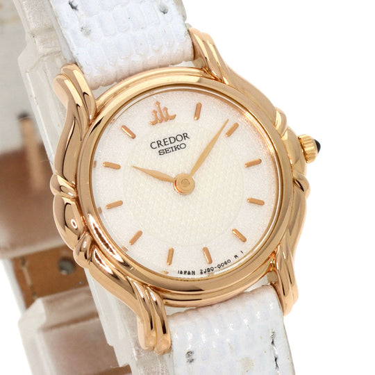 SEIKO Watches Quartz 2J80-0070 18K Pink Gold gold CREDOR Ivory dial