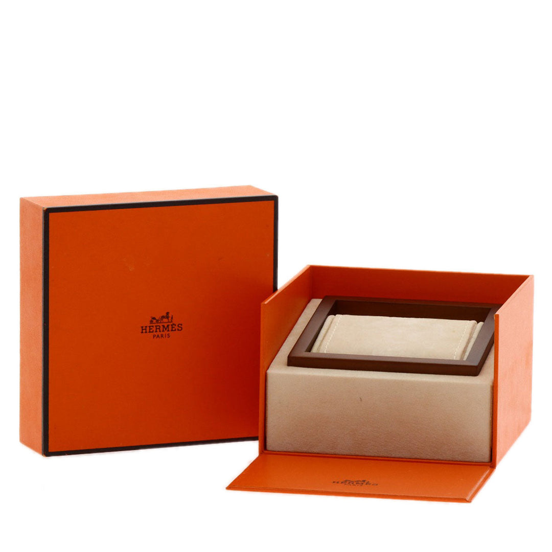 HERMES Watches Quartz CL4.210 Stainless Steel , Stainless Steel Silver Clipper Nacre shell dial Women Used Authentic