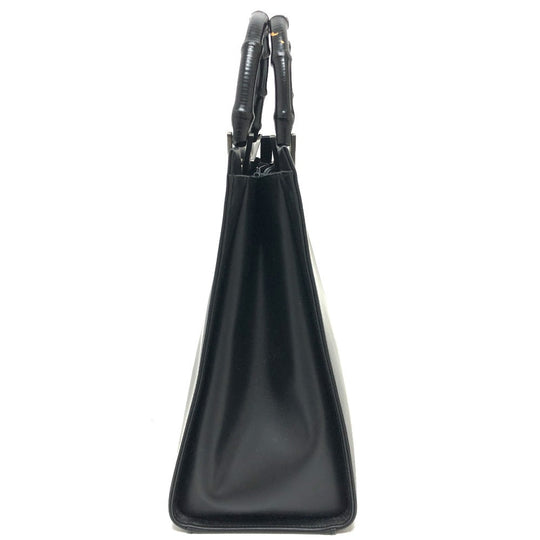 GUCCI Handbag 002058 leather black logo