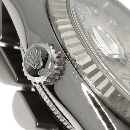 ROLEX Watches Mechanical Automatic 69174G Stainless Steel Silver Datejust 10P Diamond Silver dial