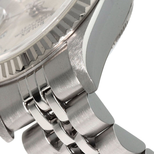 ROLEX Watches Mechanical Automatic 69174G Stainless Steel Silver Datejust 10P Diamond Silver dial