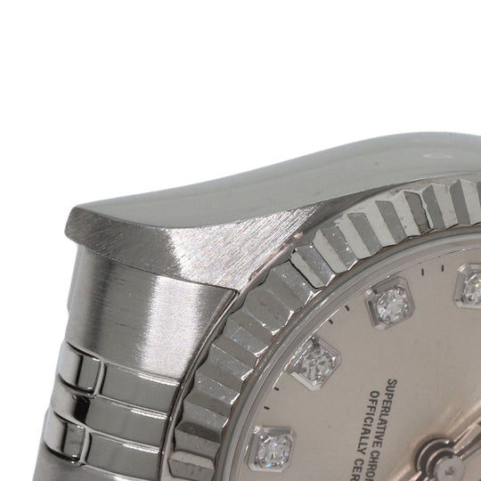ROLEX Watches Mechanical Automatic 69174G Stainless Steel Silver Datejust 10P Diamond Silver dial