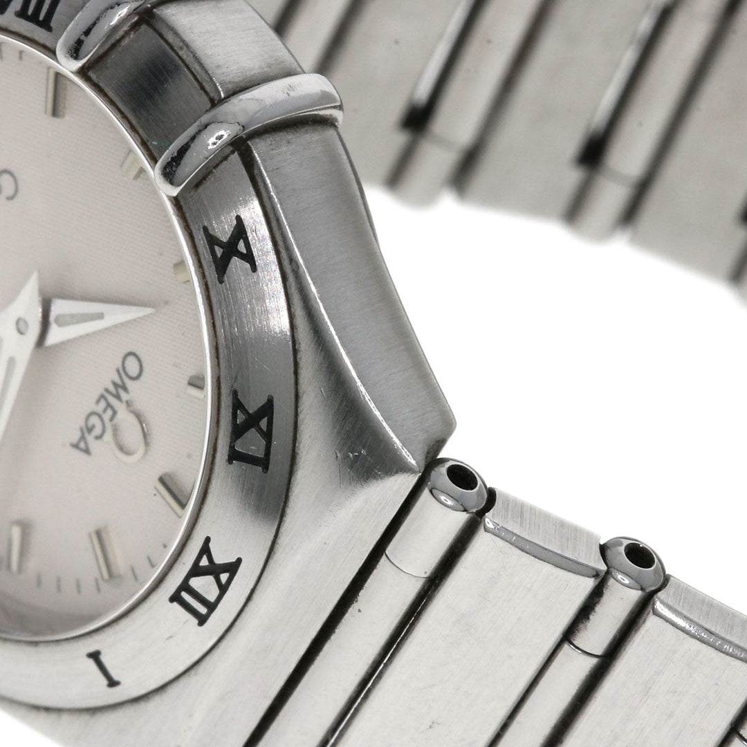 OMEGA Watches Quartz 1572.30 Stainless Steel , Stainless Steel Silver Constellation Silver dial Women Used Authentic