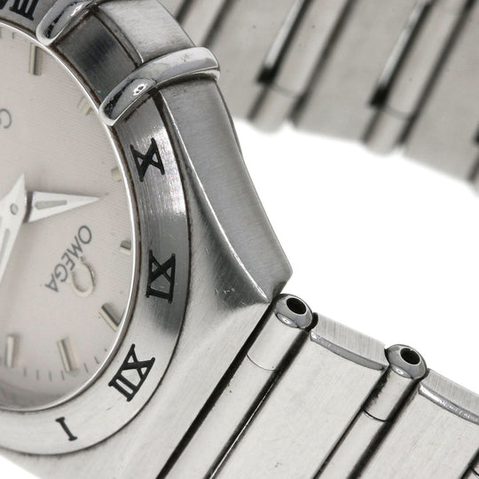 OMEGA Watches Quartz 1572.30 Stainless Steel , Stainless Steel Silver Constellation Silver dial Women Used Authentic