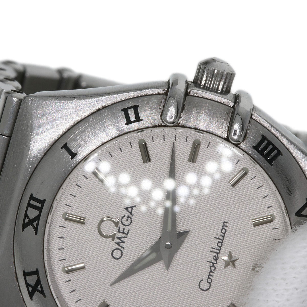 OMEGA Watches Quartz 1572.30 Stainless Steel , Stainless Steel Silver Constellation Silver dial Women Used Authentic