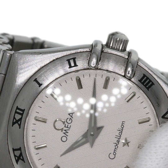 OMEGA Watches Quartz 1572.30 Stainless Steel , Stainless Steel Silver Constellation Silver dial Women Used Authentic
