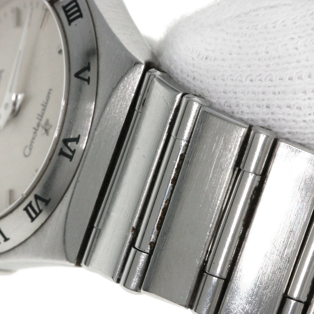 OMEGA Watches Quartz 1572.30 Stainless Steel , Stainless Steel Silver Constellation Silver dial Women Used Authentic
