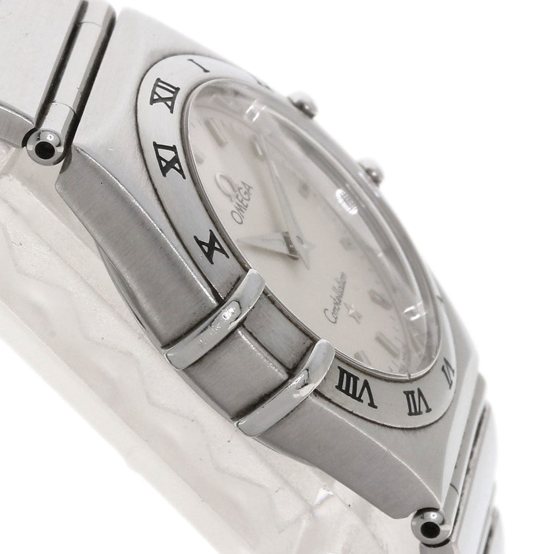 OMEGA Watches Quartz 1572.30 Stainless Steel , Stainless Steel Silver Constellation Silver dial Women Used Authentic