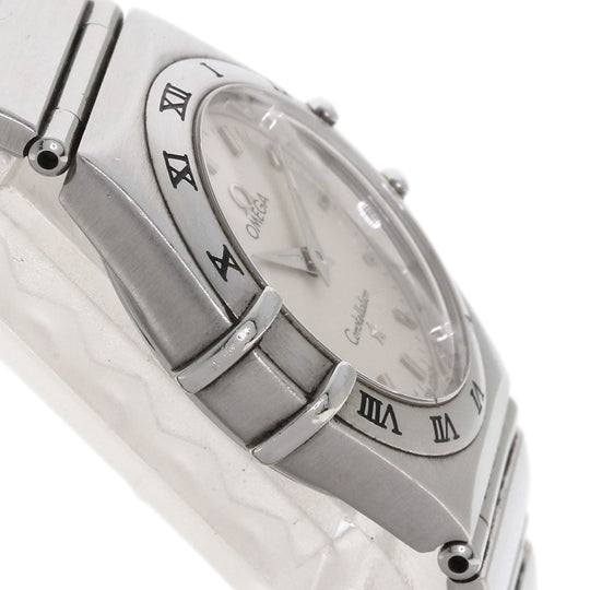OMEGA Watches Quartz 1572.30 Stainless Steel , Stainless Steel Silver Constellation Silver dial Women Used Authentic