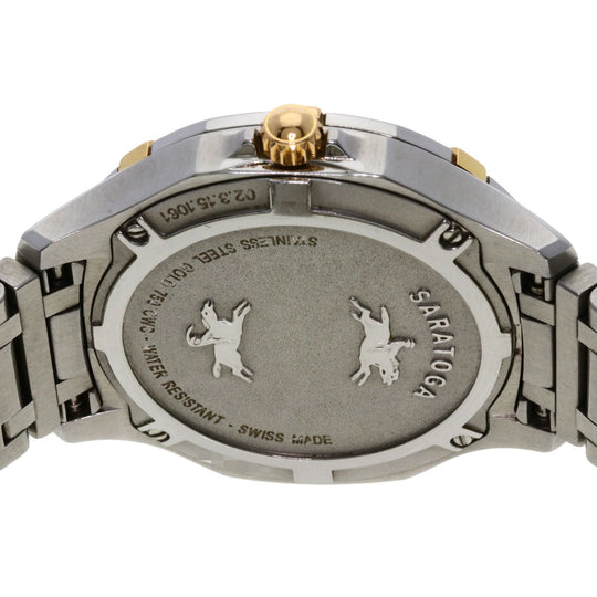 Concord Watches Quartz 02.3.15.1061 Stainless Steel Silver Saratoga White shell dial