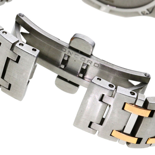 Concord Watches Quartz 02.3.15.1061 Stainless Steel Silver Saratoga White shell dial