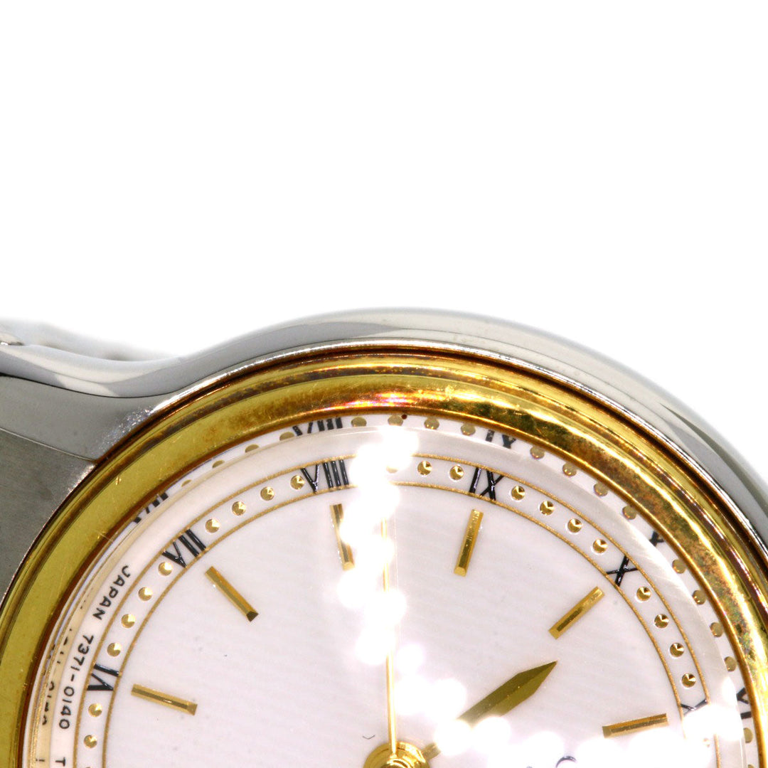 SEIKO Watches Quartz 7371-0090 Stainless Steel , Stainless Steel , K8YG gold CREDOR white dial Women Used Authentic
