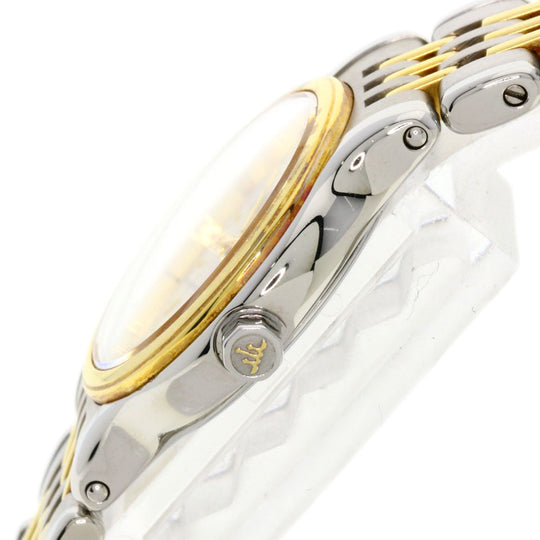 SEIKO Watches Quartz 7371-0090 Stainless Steel , Stainless Steel , K8YG gold CREDOR white dial Women Used Authentic