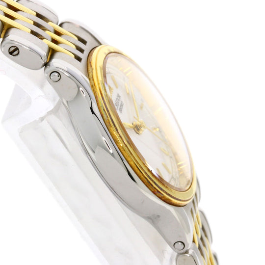SEIKO Watches Quartz 7371-0090 Stainless Steel , Stainless Steel , K8YG gold CREDOR white dial Women Used Authentic