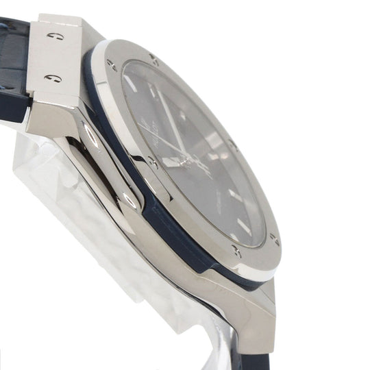 HUBLOT Watches Mechanical Automatic 542.NX.7170.LR Titanium Silver Classic Fusion Titanium Blue blue dial