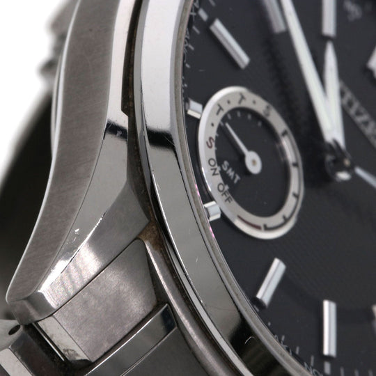 CITIZEN Watches Eco Drive CC3010-51E Titanium, Titanium Silver Atessa black dial mens Used Authentic