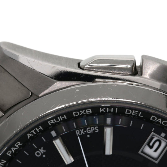 CITIZEN Watches Eco Drive CC3010-51E Titanium, Titanium Silver Atessa black dial mens Used Authentic