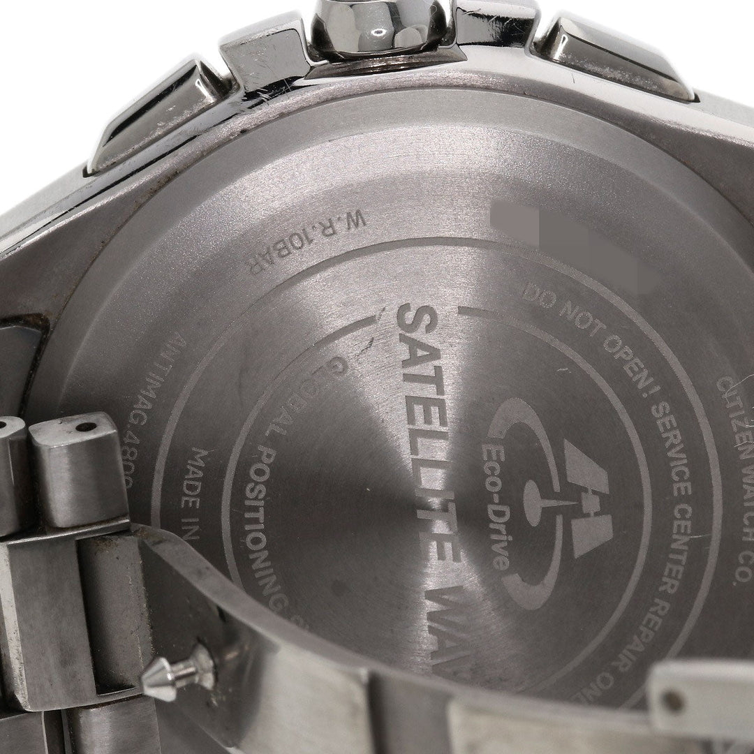 CITIZEN Watches Eco Drive CC3010-51E Titanium, Titanium Silver Atessa black dial mens Used Authentic