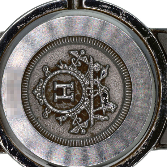 HERMES Watches Quartz CL3.240 Stainless Steel , SSxGP Silver Clipper old type white dial Women Used Authentic