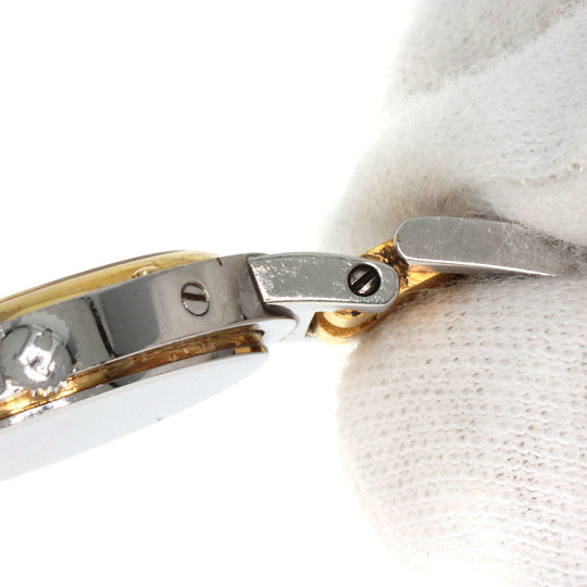 HERMES Watches Quartz Stainless Steel , SSxGP gold Clipper Old Belt Ivory dial Women Used Authentic
