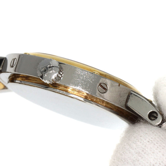 HERMES Watches Quartz Stainless Steel , SSxGP gold Clipper Old Belt Ivory dial Women Used Authentic