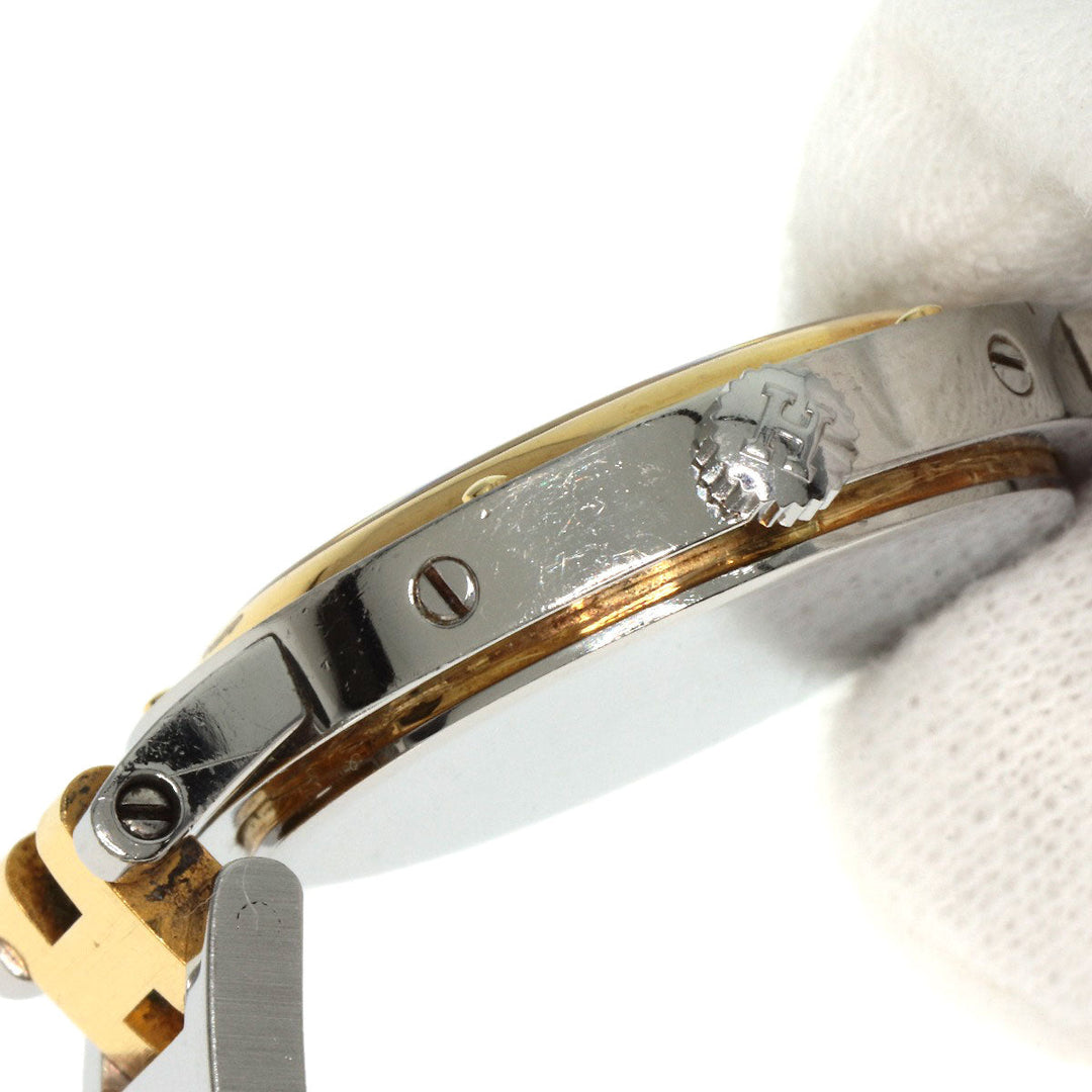 HERMES Watches Quartz Stainless Steel , SSxGP gold Clipper Old Belt Ivory dial Women Used Authentic