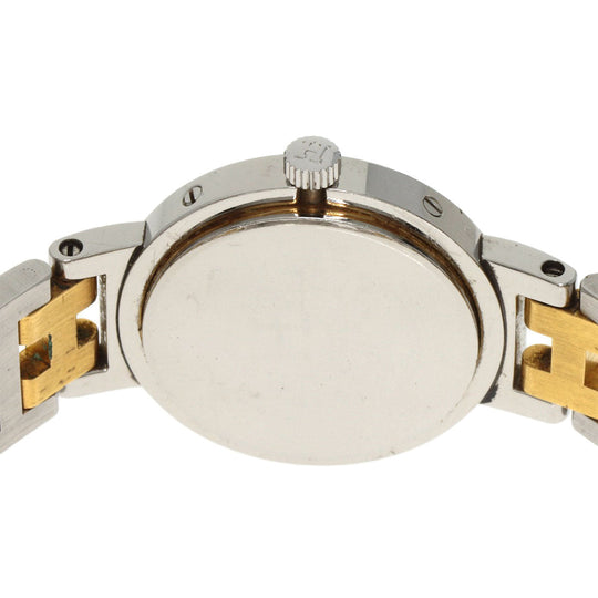 HERMES Watches Quartz Stainless Steel , SSxGP gold Clipper Old Belt Ivory dial Women Used Authentic