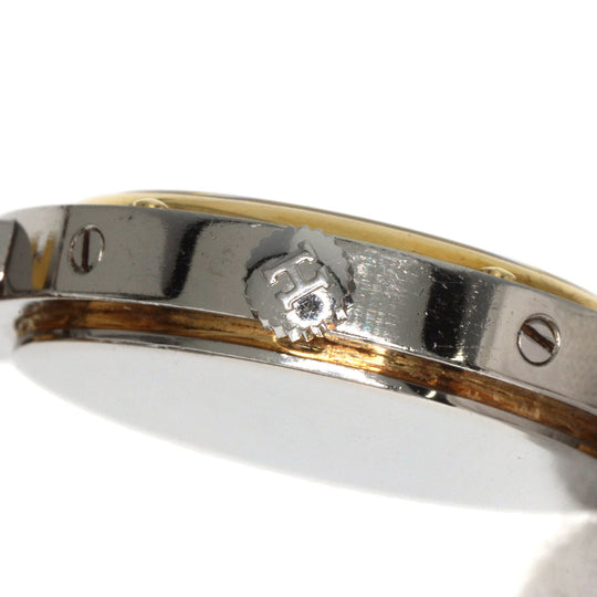HERMES Watches Quartz Stainless Steel , SSxGP gold Clipper Old Belt Ivory dial Women Used Authentic